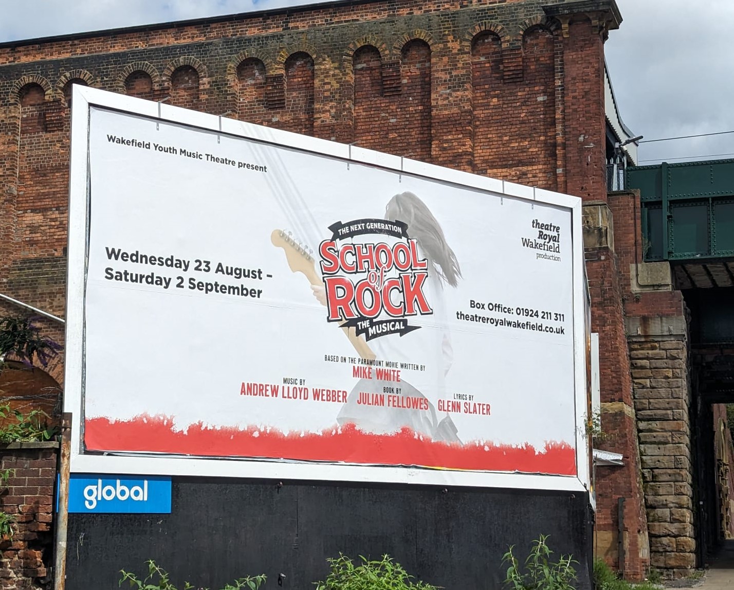 Our School of Rock billboard is... - Theatre Royal Wakefield | Facebook