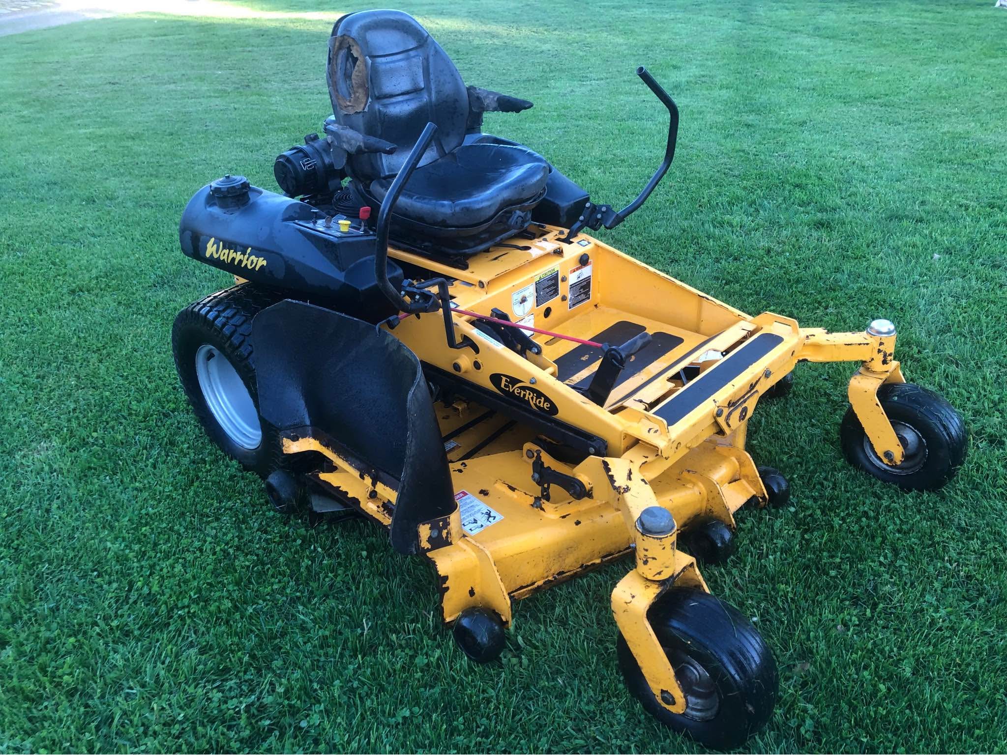 Everride warrior zero turn - Lawn Mowers - Fairport, New York ...