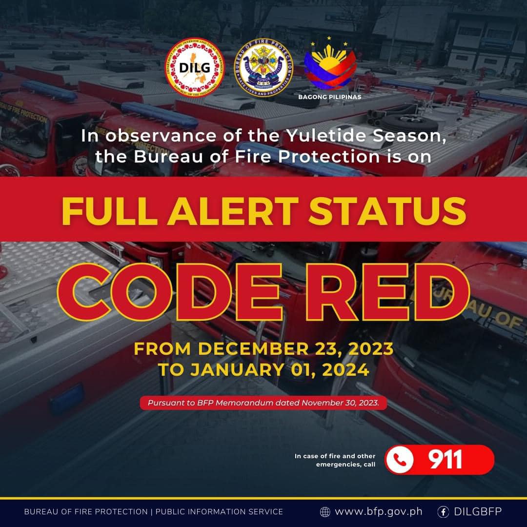 Tabar Updates - Bureau of Fire Protection naka-full alert...