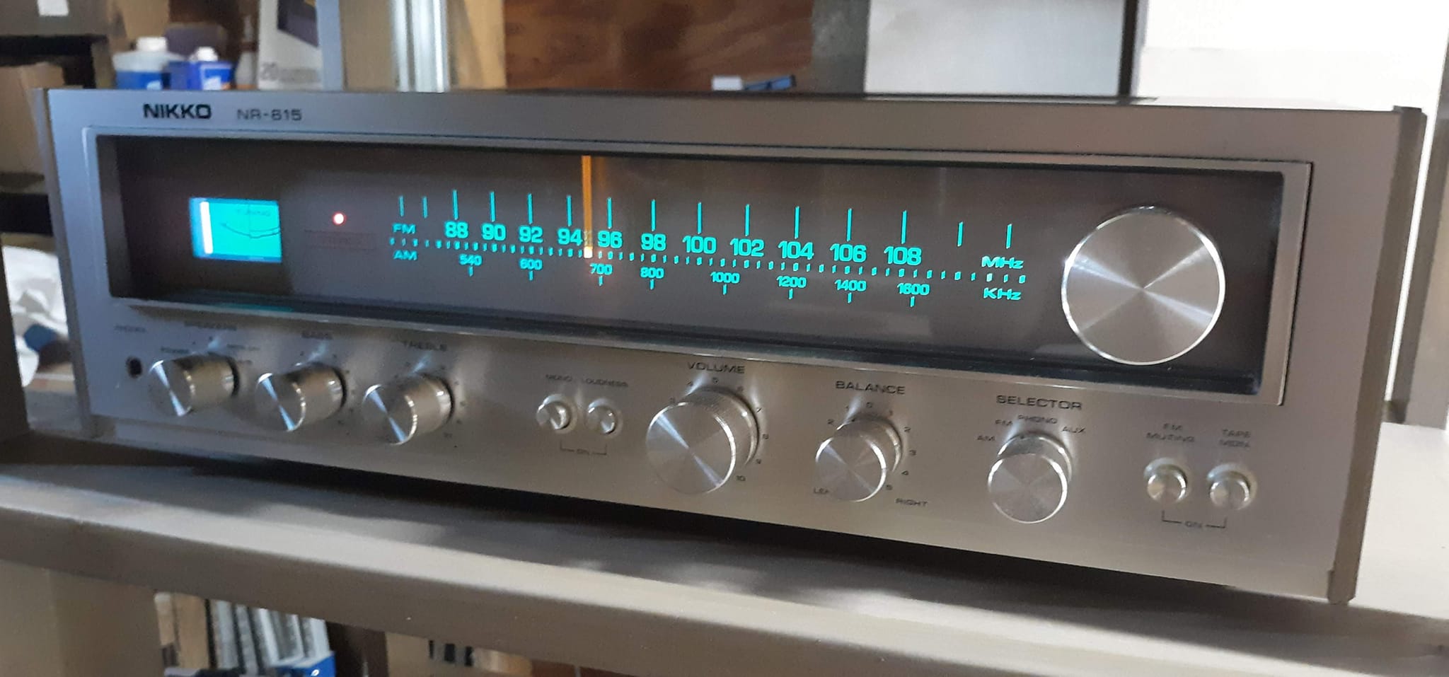 Nikko NR 1015 and 1964 Fisher 400 with Klipsch KG4.5 speakers