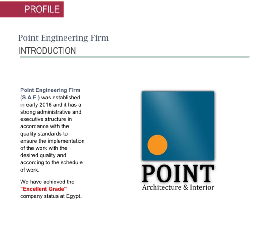 Point Engineering Firm | Cairo