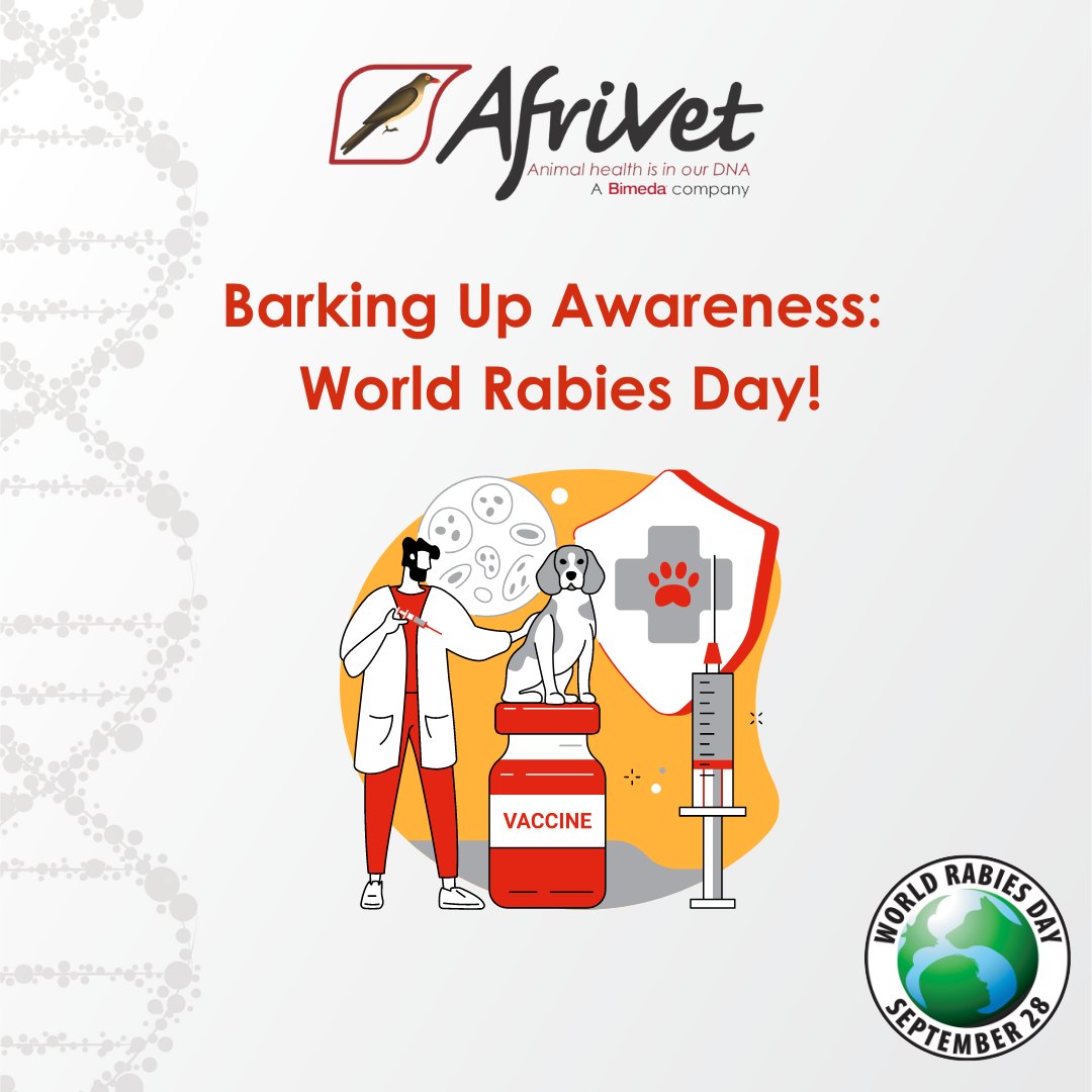 Afrivet - 🌍🐾 Join us in spreading awareness on World Rabies Day ...