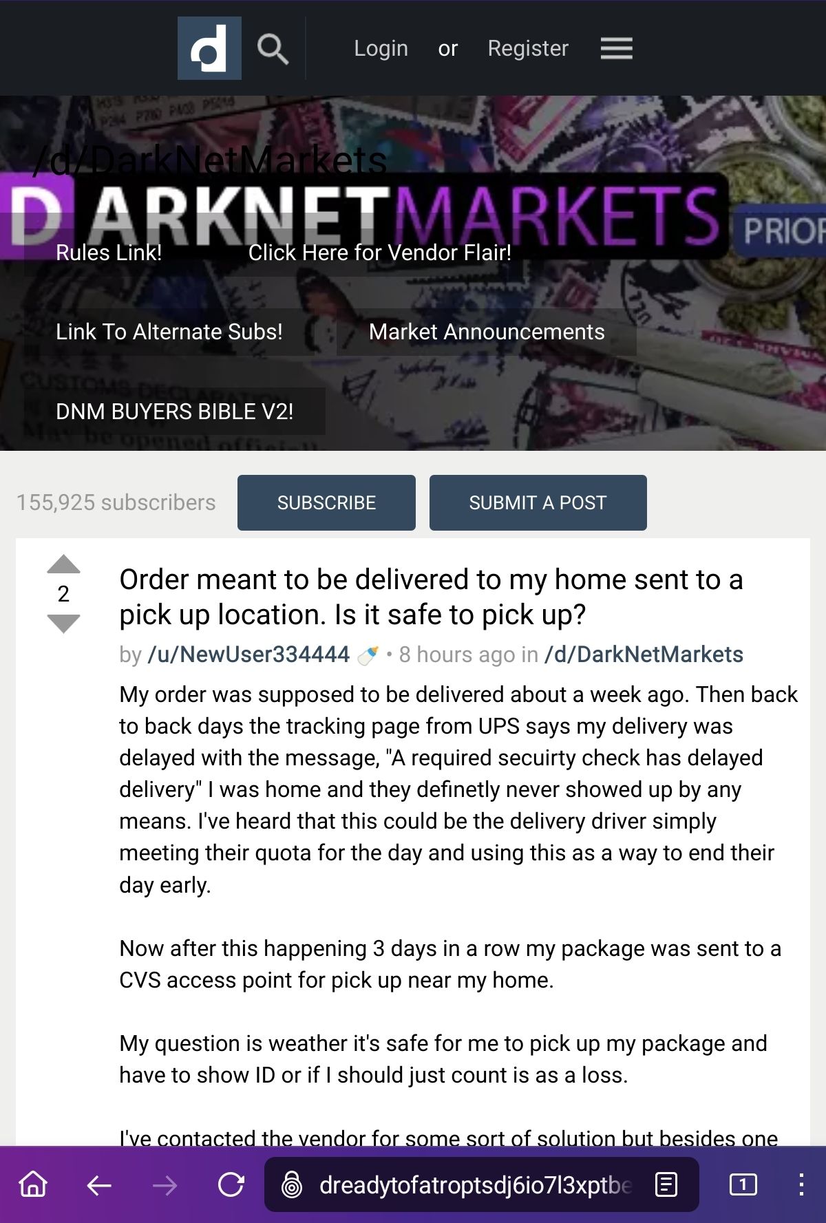 Access darknet markets