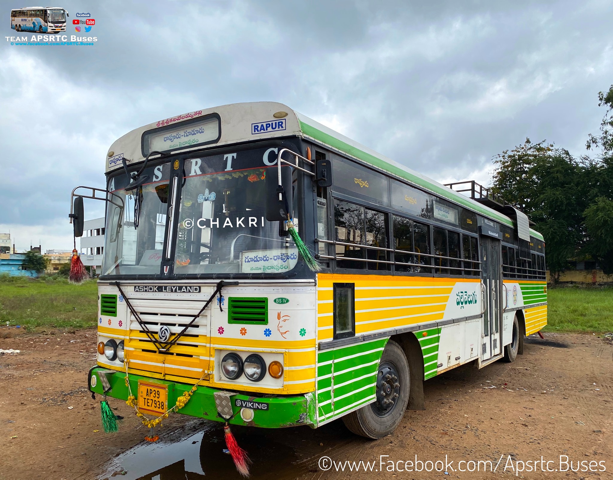 APSRTC - RAPUR Sydapuram >GUDUR................PALLE VELUGU. రాపూరు ...