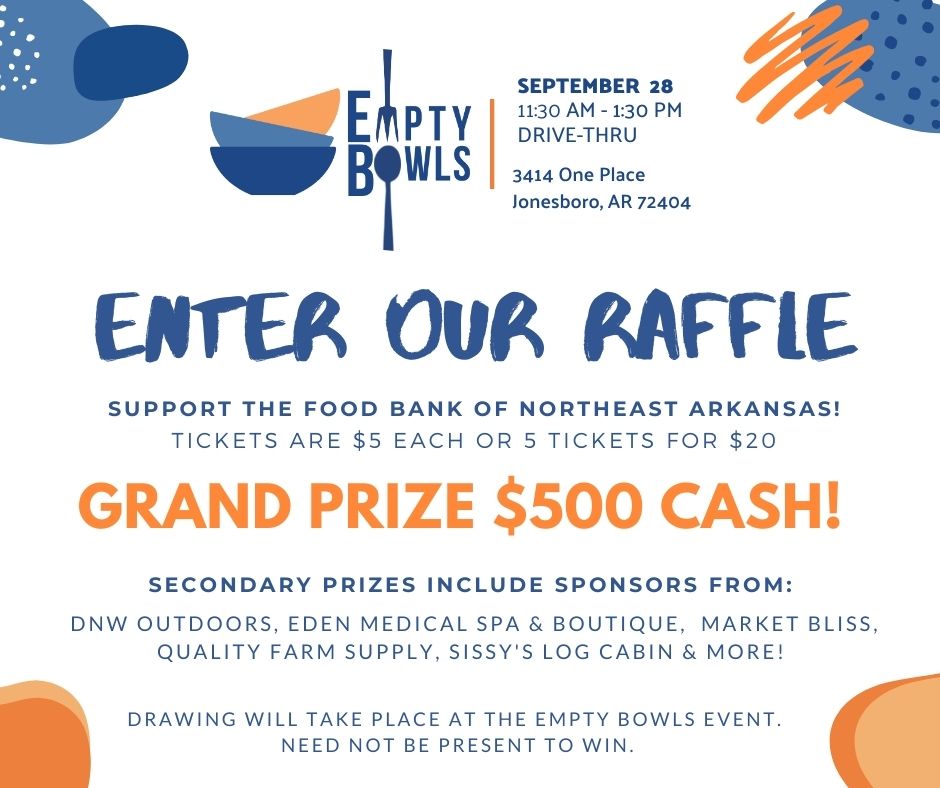 Food - Support the Food Bank of Northeast Arkansas and enter our raffle ...