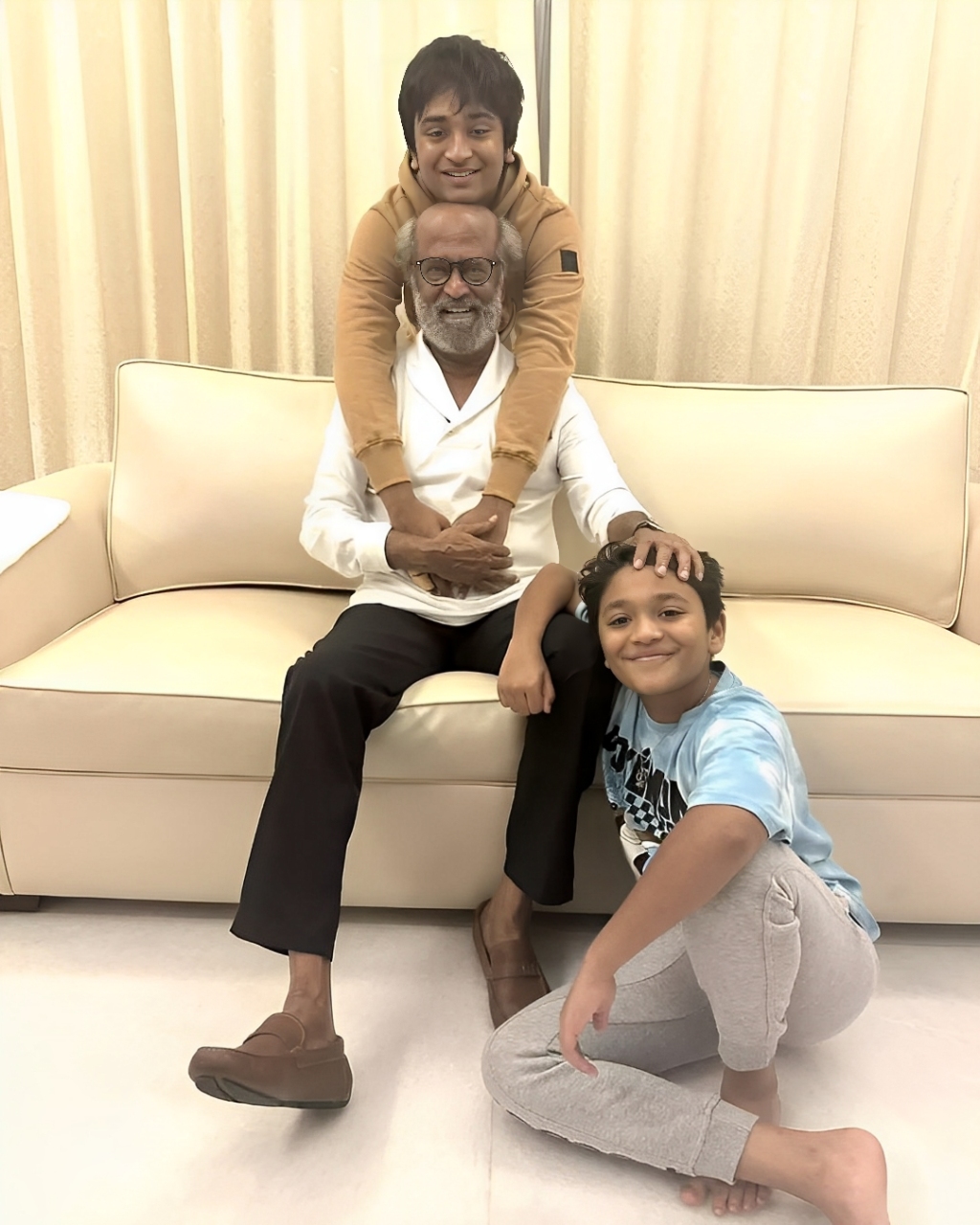 Radha Media - Super Star Rajinikanth with his Beautiful... | Facebook