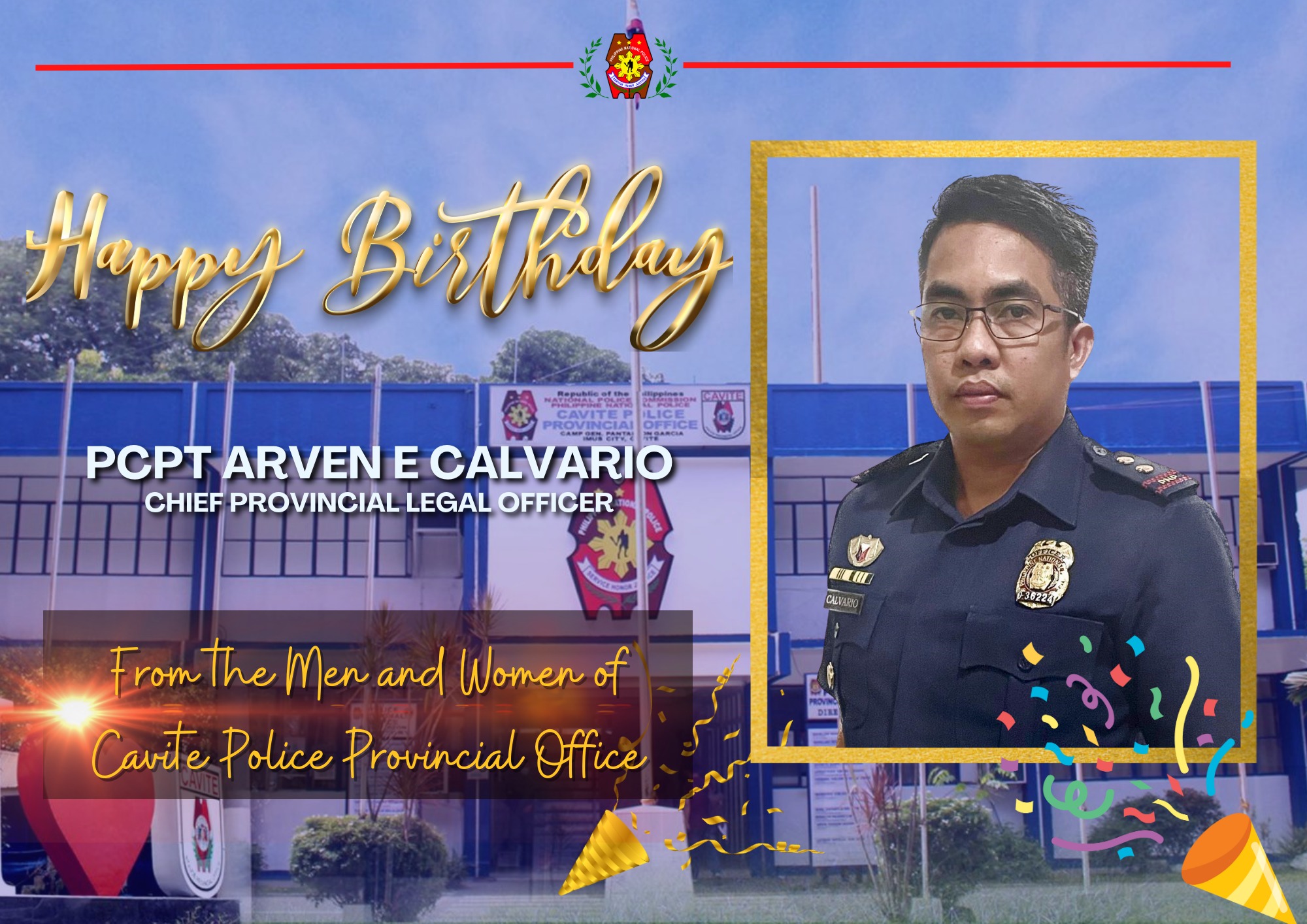 Happy Birthday PCPT... - Cavite Police Provincial Office | Facebook