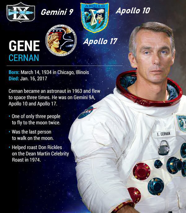 Remembering Apollo 17 commander Gene Cernan