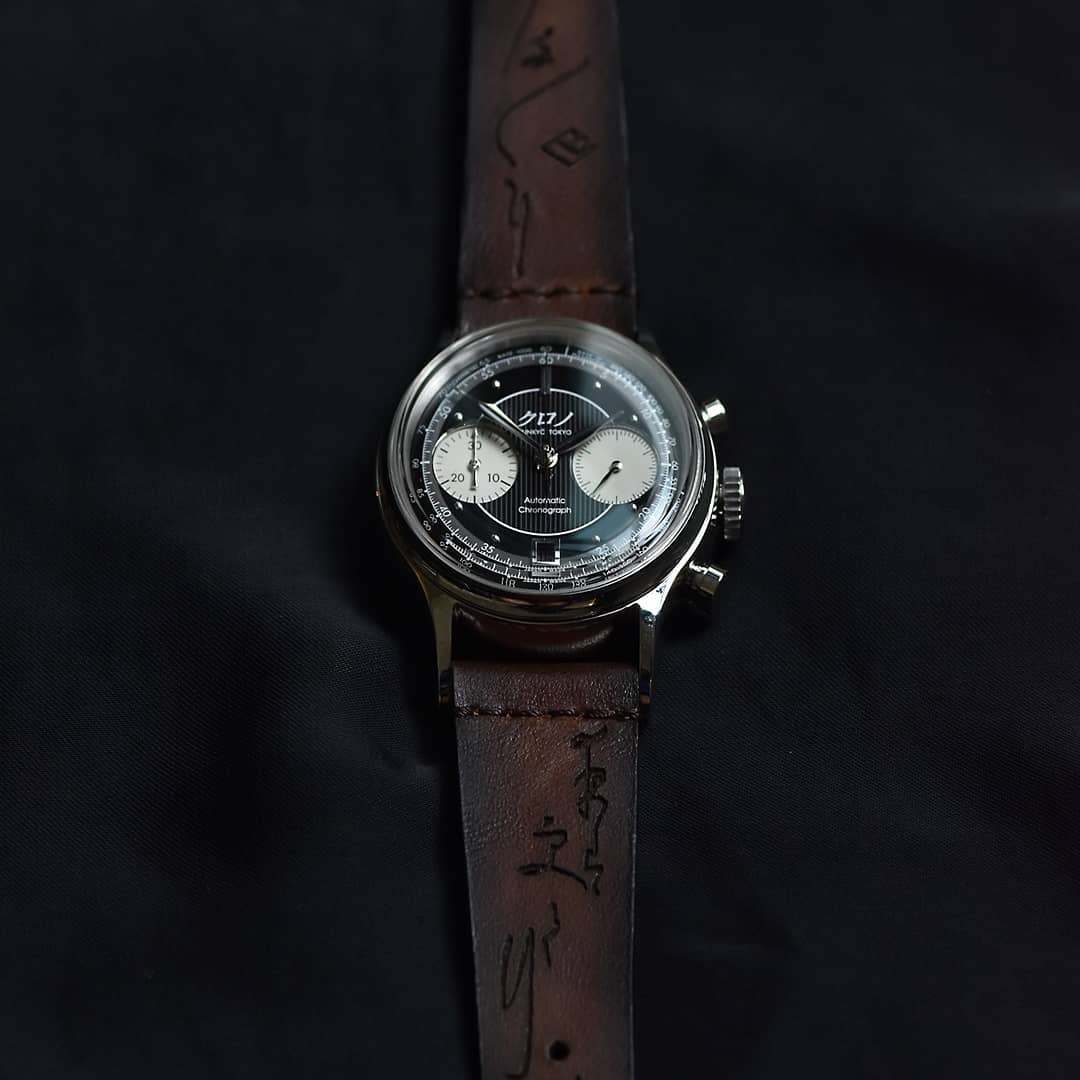 The new handmade Hiroshige strap from #kuronotokyo is made of