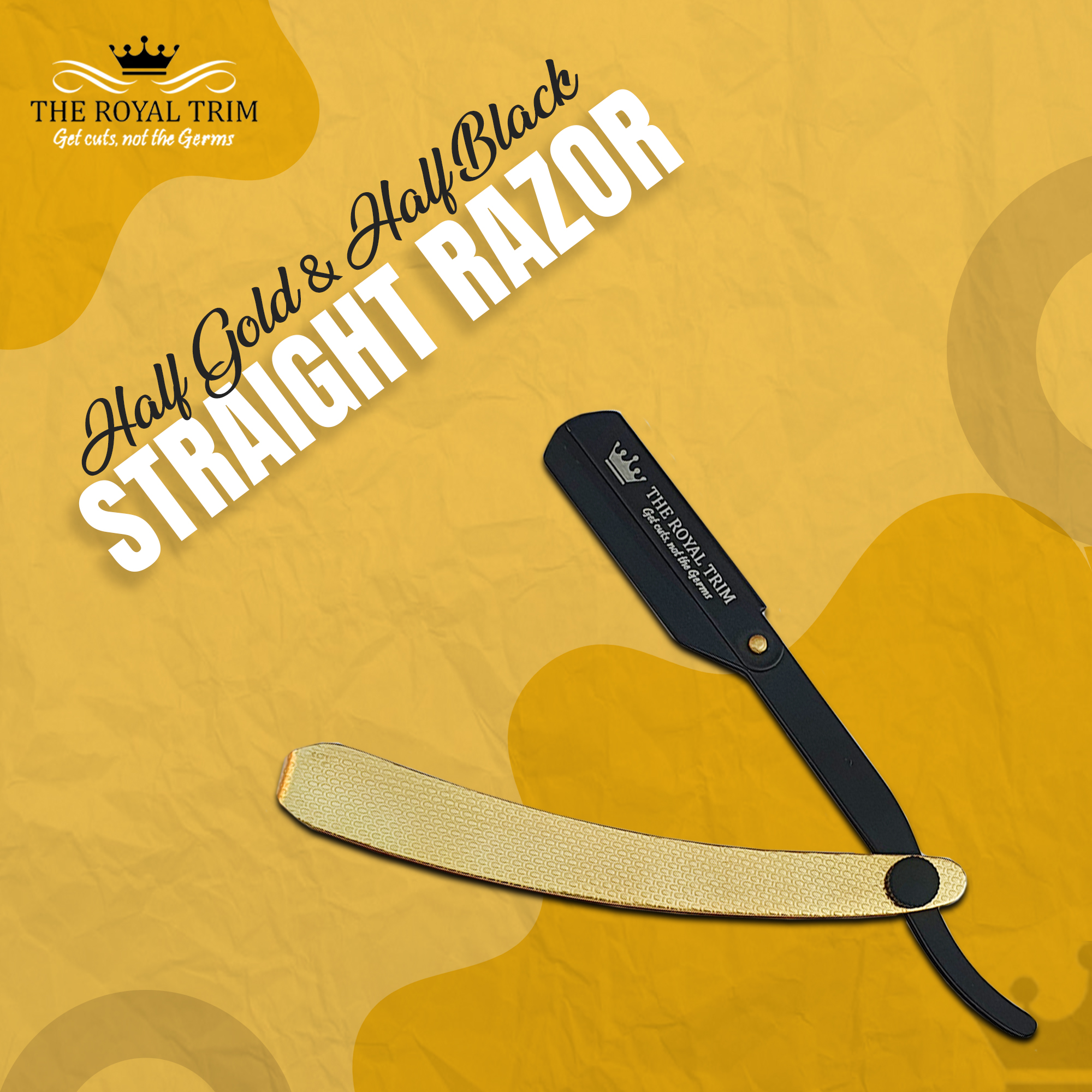 The Royal - Elevate Your Grooming Game! Introducing our Half Gold and ...