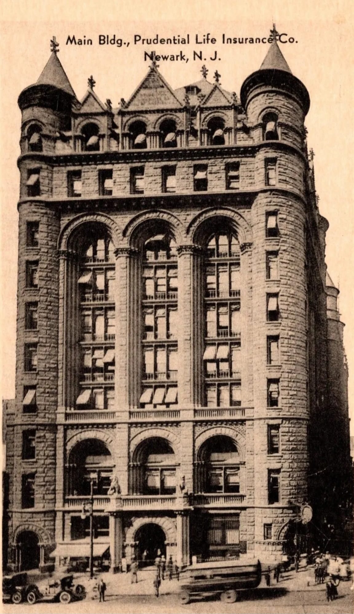 Newark, New Jersey Prudential Life Insurance Co Main Building~ The