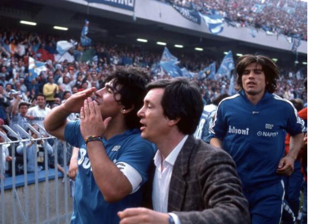イタリア サッカー SSCナポリ 1987年 優勝記念旗 il_fullxfull