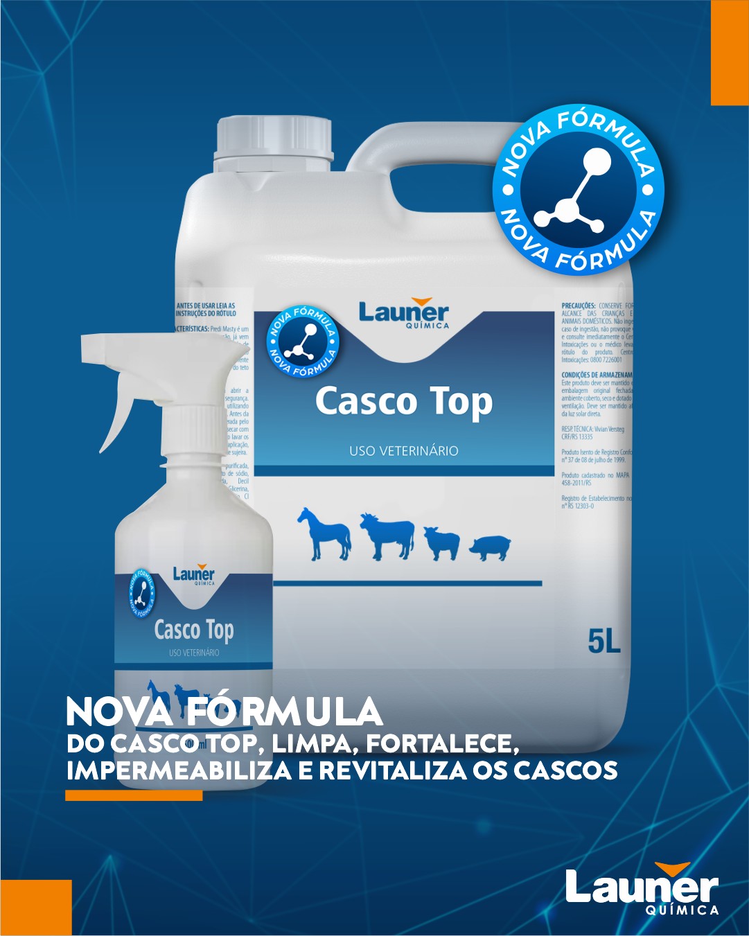 Launer Química - ⚠️Não deixe que lesões podais gerem...