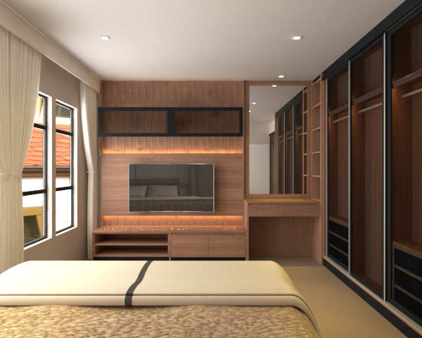 Black - Wood interior design งานออกแบบภายในห้องนอน รับออกแบบตกแต่งภายใน ...