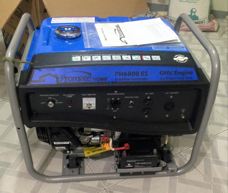 Backyard Bounty - Promate PH6800 ES Gasoline Generator... | Facebook