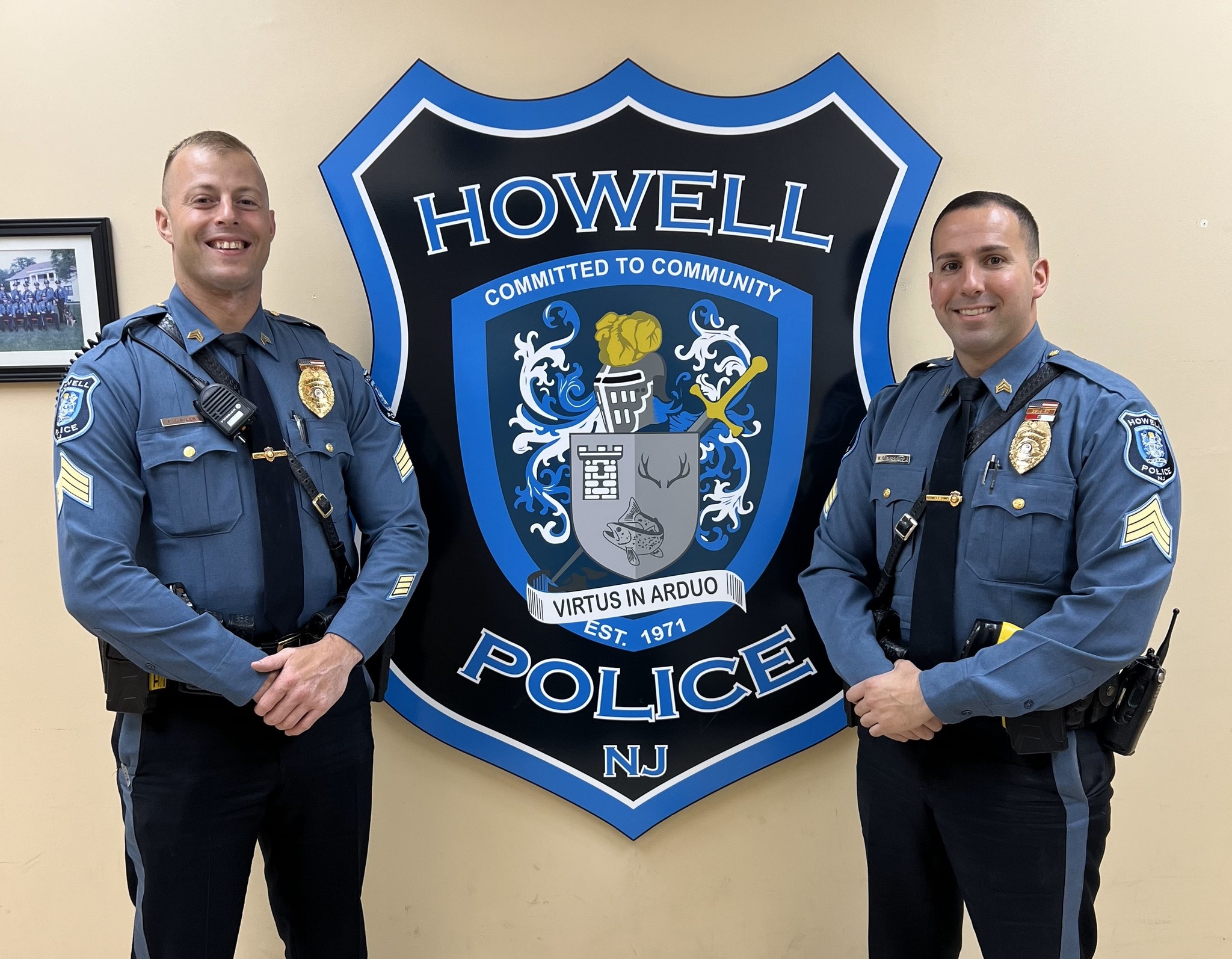 Howell Township police promote two new sergeants