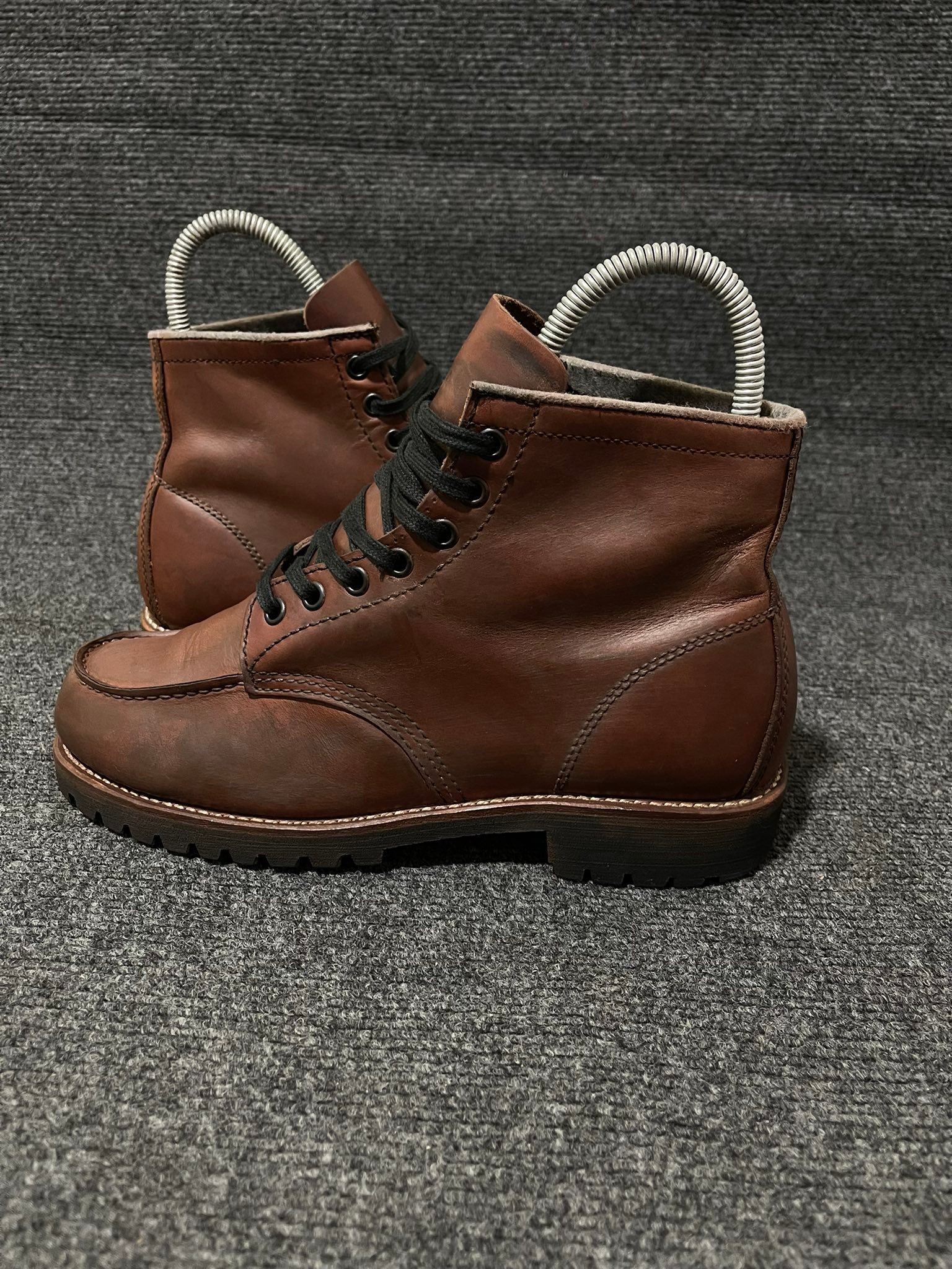 ? FOR SALE: Red Wing 8130 Moc Toe Boots (Black Chrome Leather 