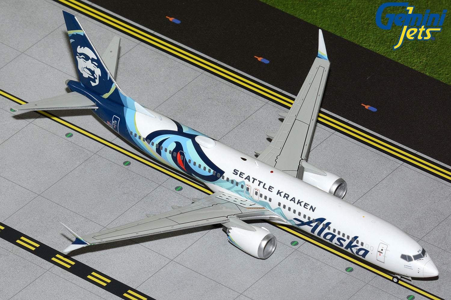 GeminiJets Alaska Airlines B737 Max 9 model