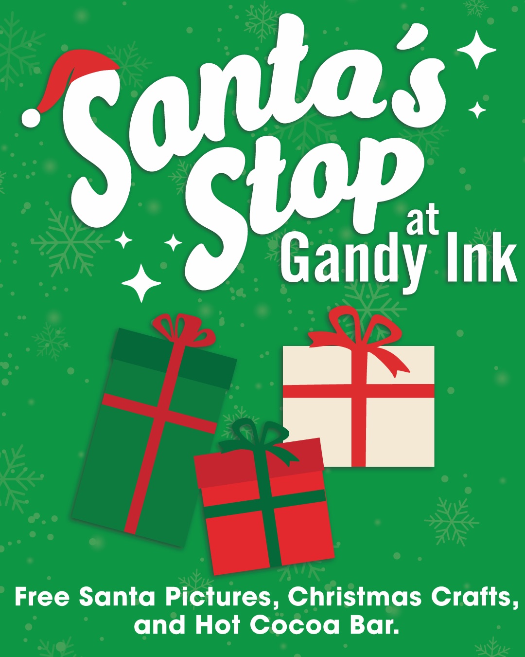 Santa’s Stop at Gandy Ink!