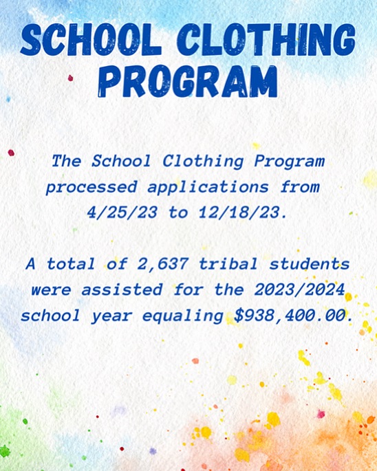A big thank... - Cheyenne and Arapaho Department of Education