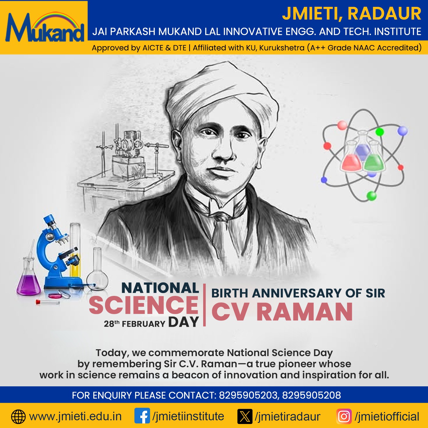 Jai - Honoring Sir C.V. Raman and celebrating National Science Day—a ...