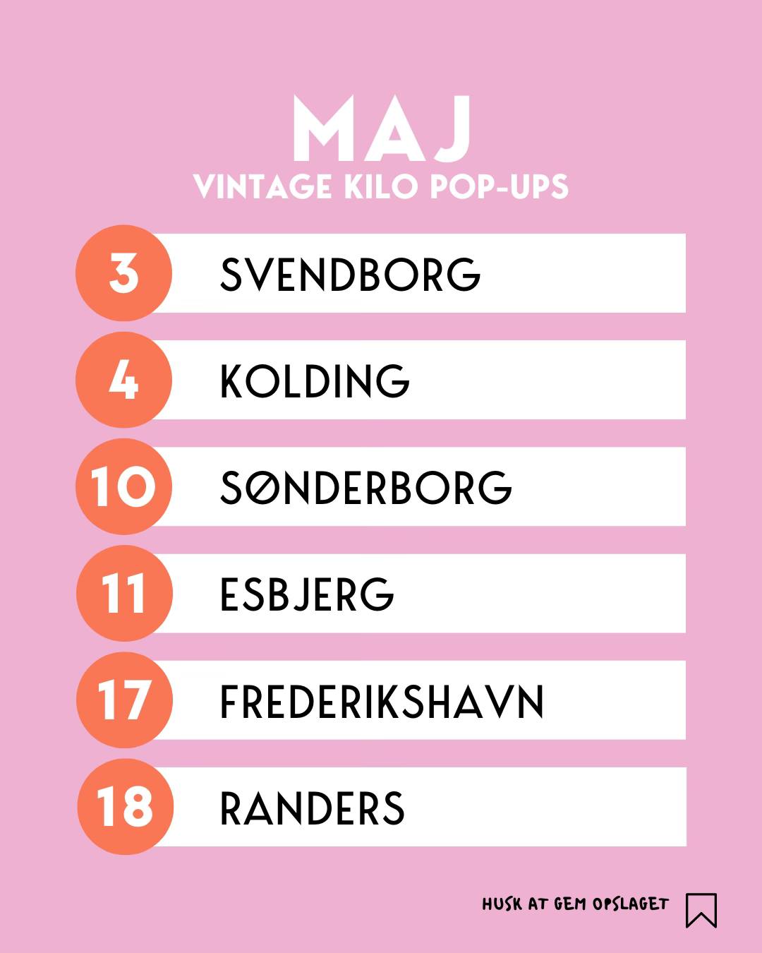 Hello - MAJ = VINTAGEFEST 💃🌸🛍️ Sæt et stort, lyserødt kryds i ...