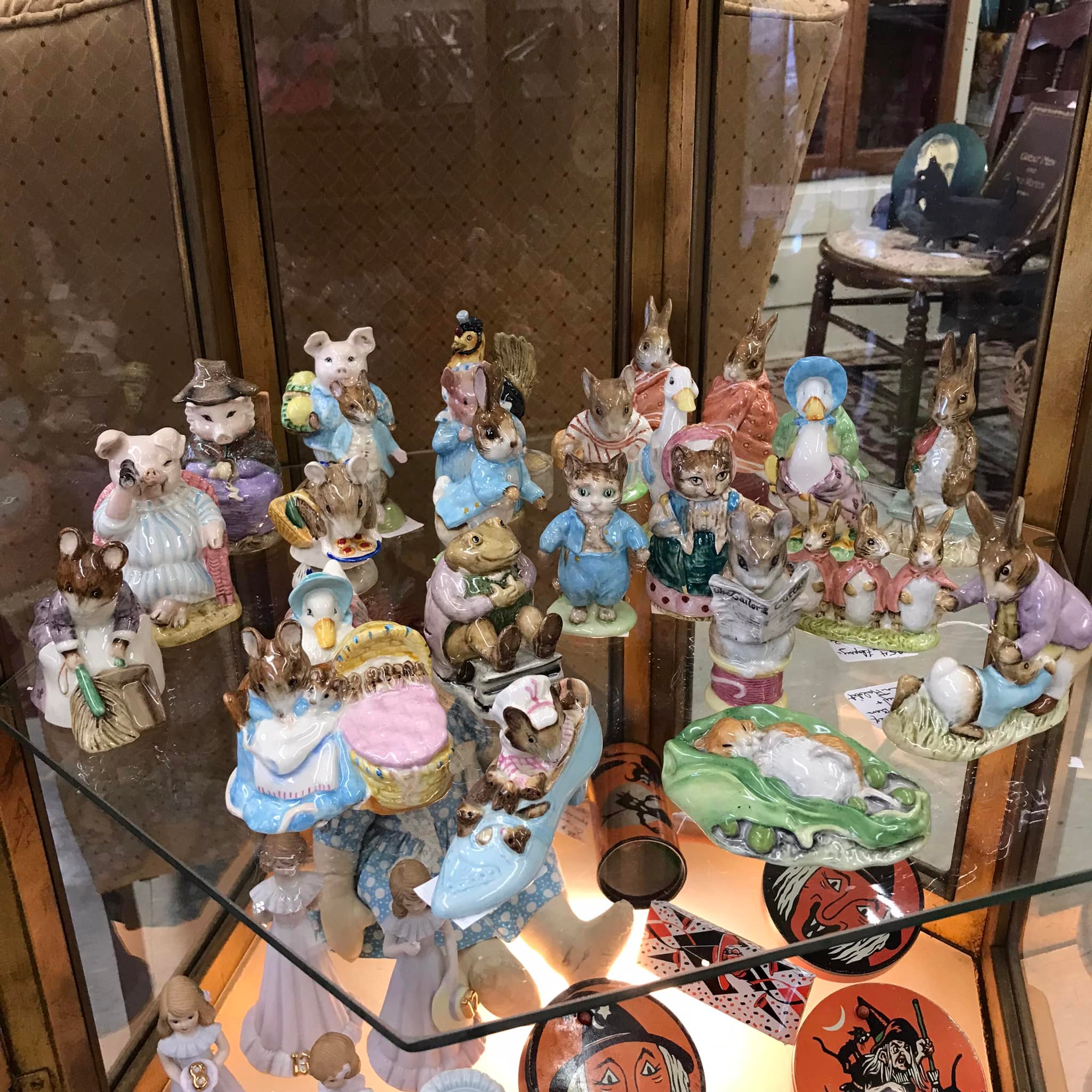 We just acquired a Lot Of Vintage Beatrix Potter Figurines. Many
