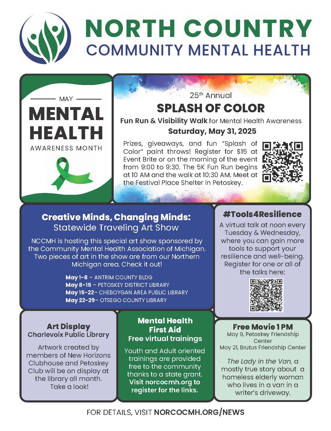 North - May is Mental Health Awareness Month! Check out our full month ...