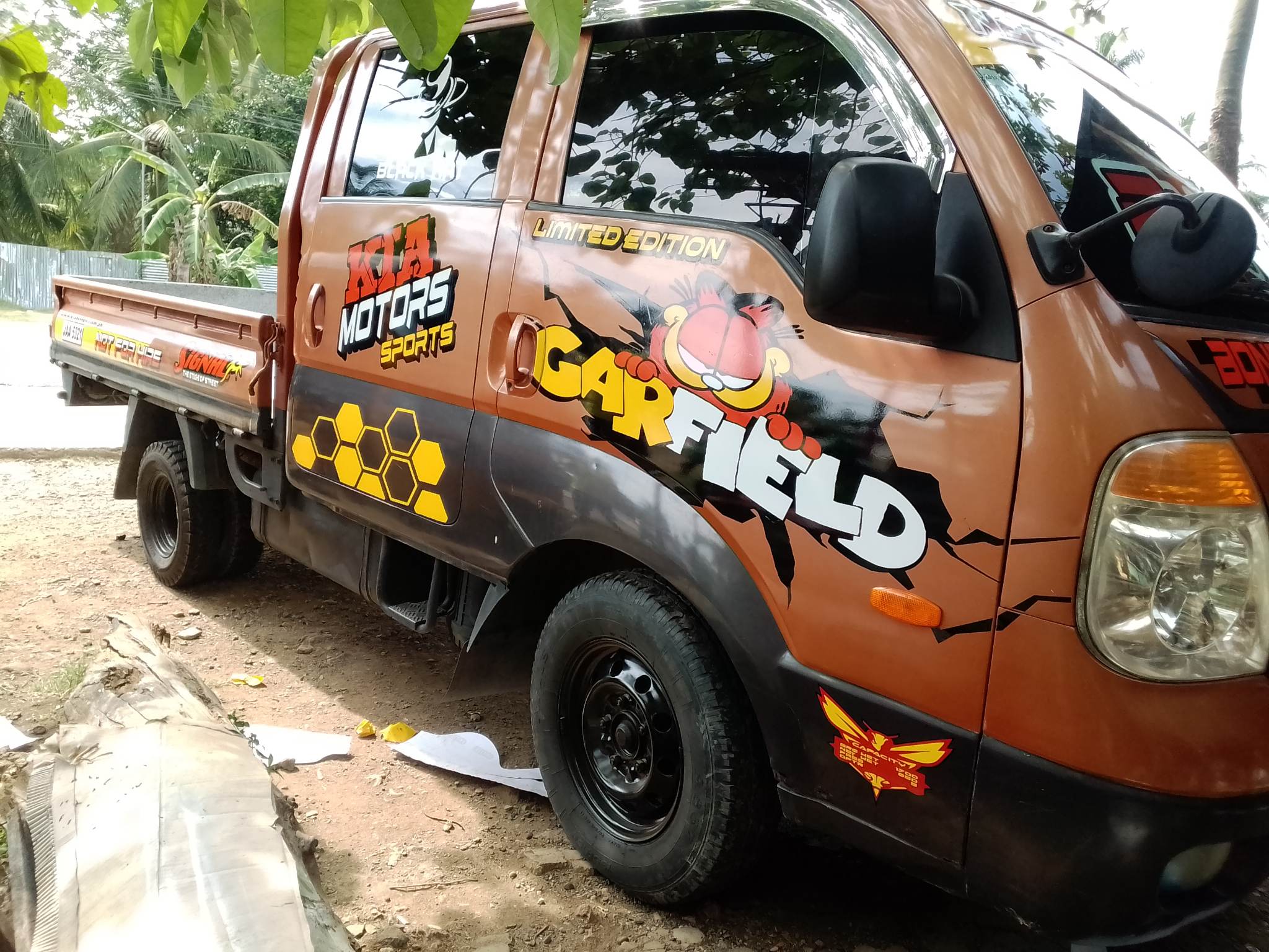 KIA BONGO LOADED STICKER ANG... - JHUN Designs sticker decals | Facebook