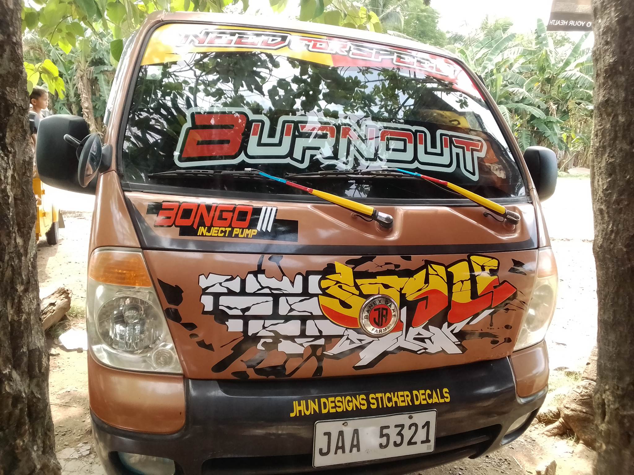 KIA BONGO LOADED STICKER ANG... - JHUN Designs sticker decals | Facebook
