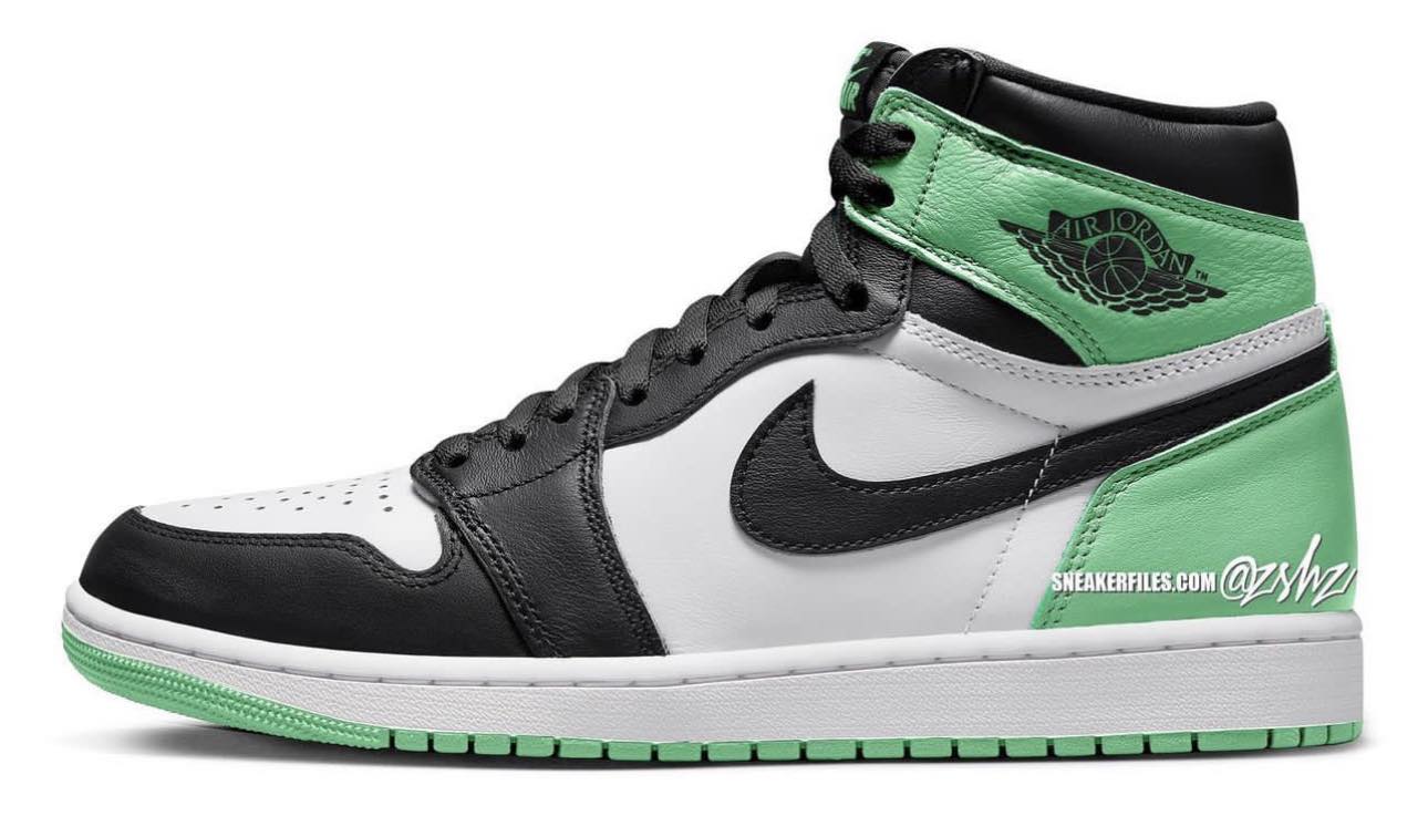 The GS Air Jordan 1 Retro High OG “Green Glow” will be releasing 