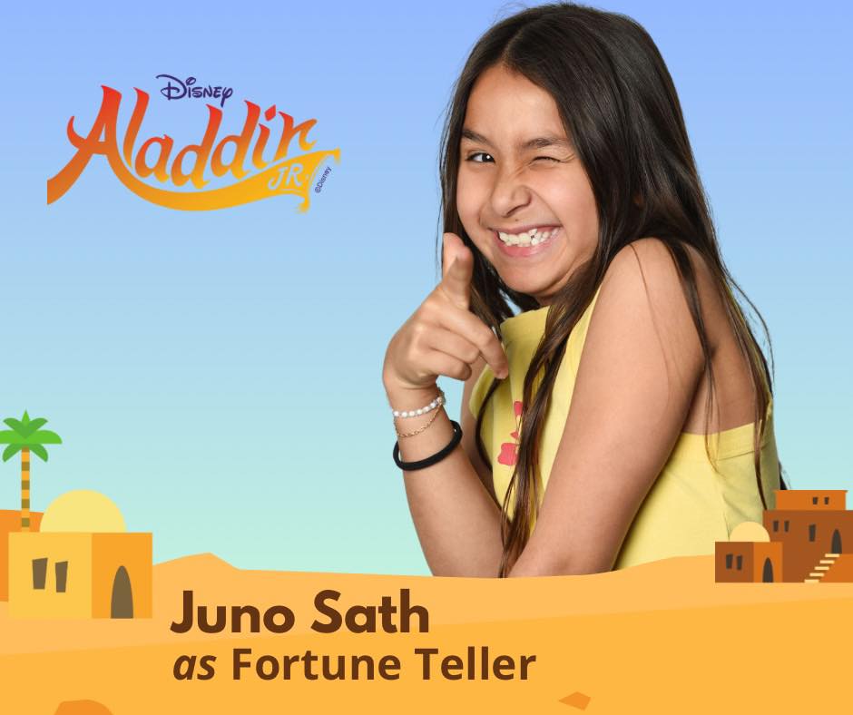 Accolade - Meet the Cast of Aladdin Jr: Juno Sath as the Fortune Teller ...