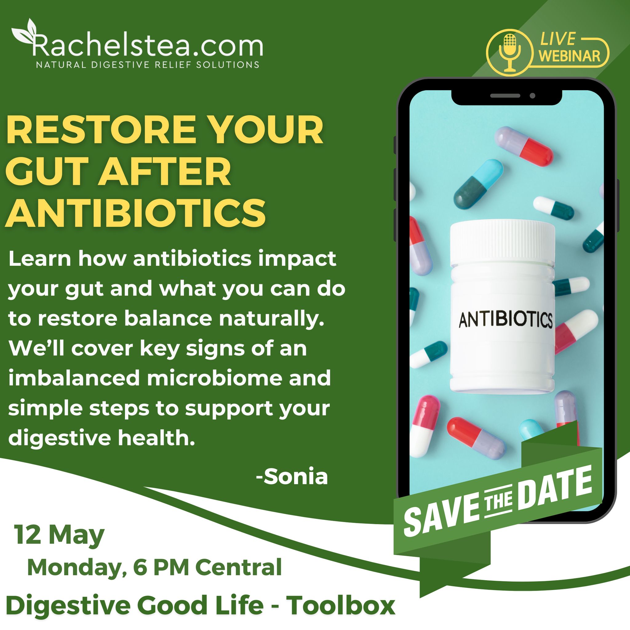 Rachel's Tea - 🌿 Restore Your Gut After Antibiotics 🌿... | Facebook