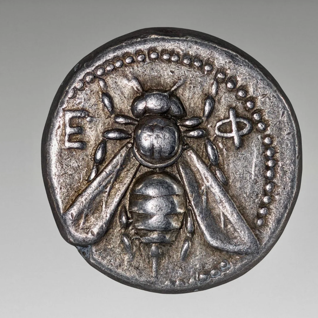 Archeology - 🔸Silver tetradrachm coin minted in Ephesus, 390-380 BC ...