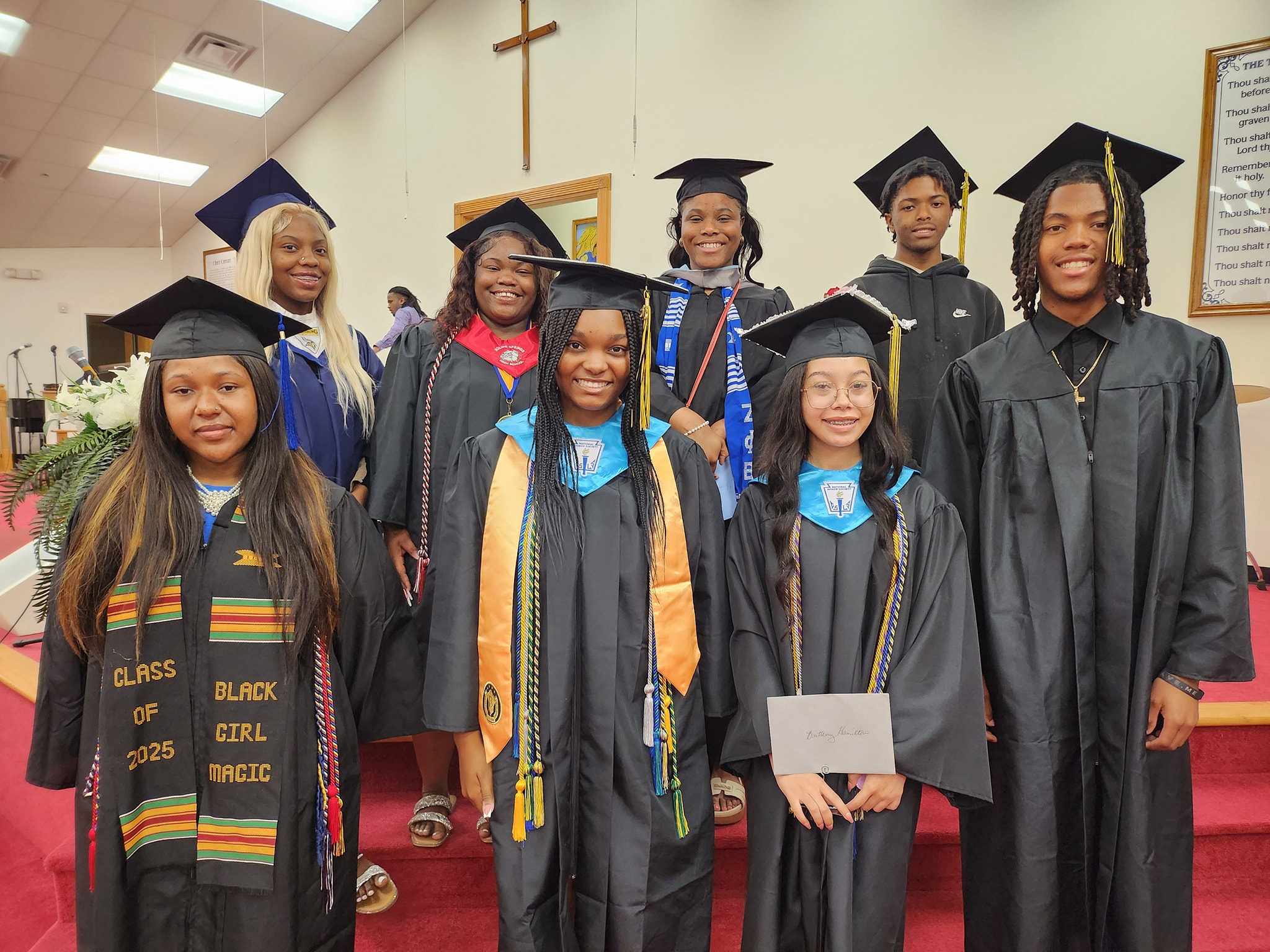 ST. - Front row (left - right)Mariah Johnson-college grad, Sha'Kirra ...