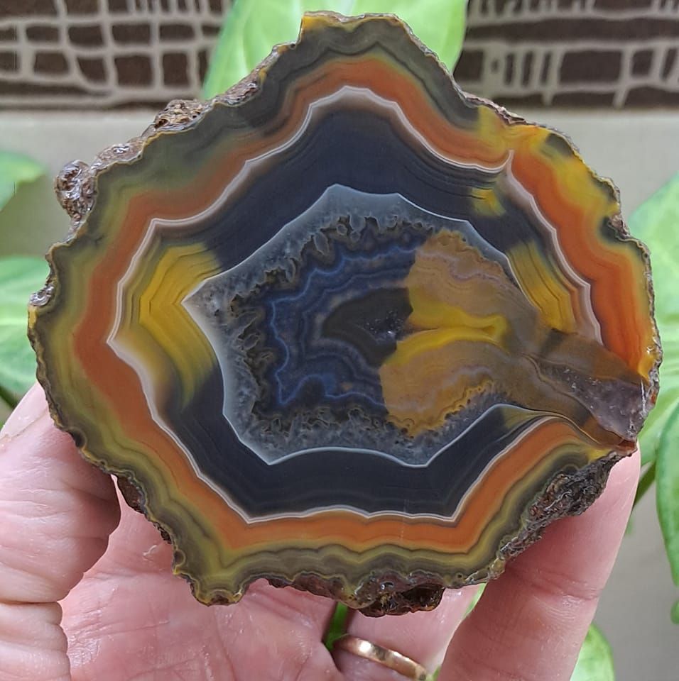 20€ SOLD ️ This nice agate is from Agouim in Morocco. It shows a ...
