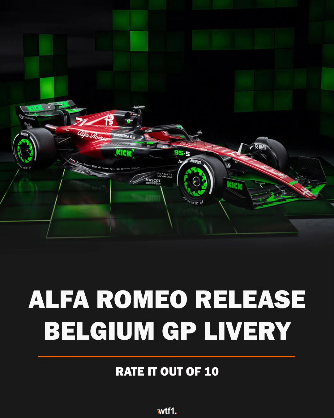 WTF1 - Alfa Romeo will be running a special livery in...