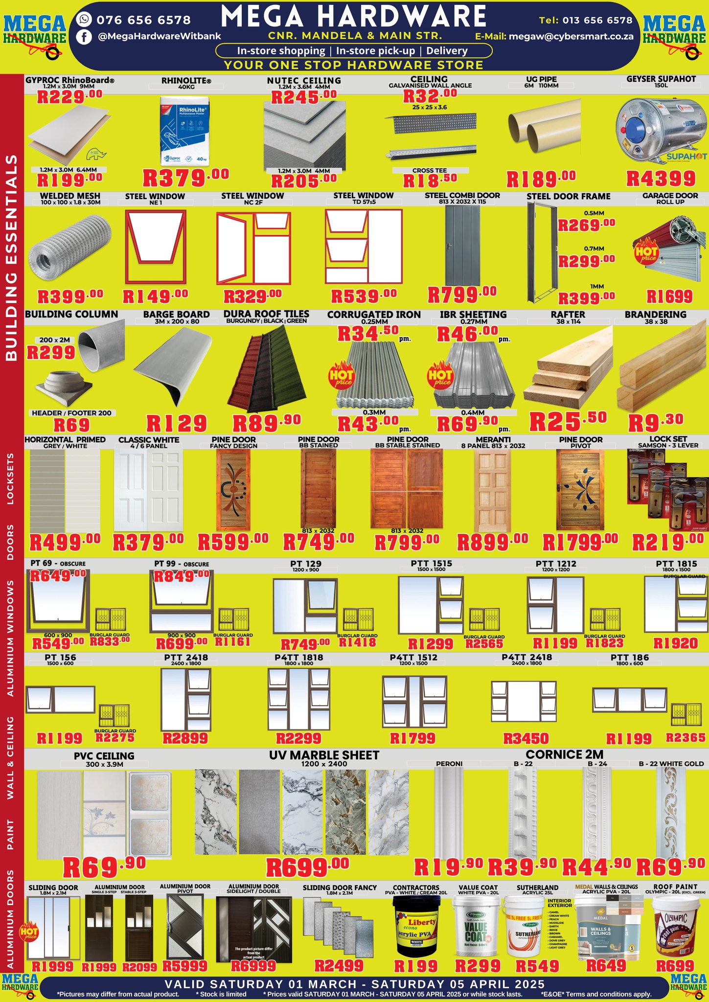 🚨 MEGA SALE ALERT 🚨 Mega... - Mega Hardware Witbank | Facebook