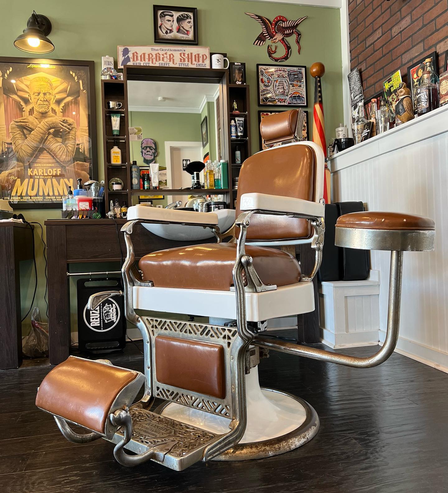Is Koken Art Factory the original Koken barber chair factory building?
