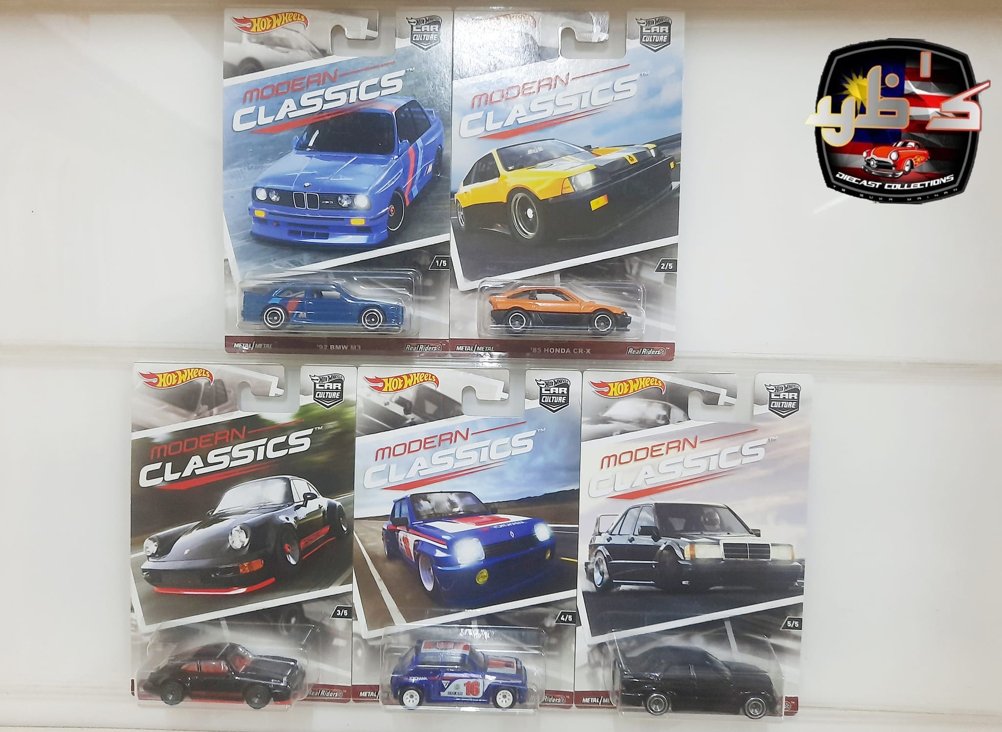 New Hot Wheels 2026 Car Culture Modern Classics! This set contains