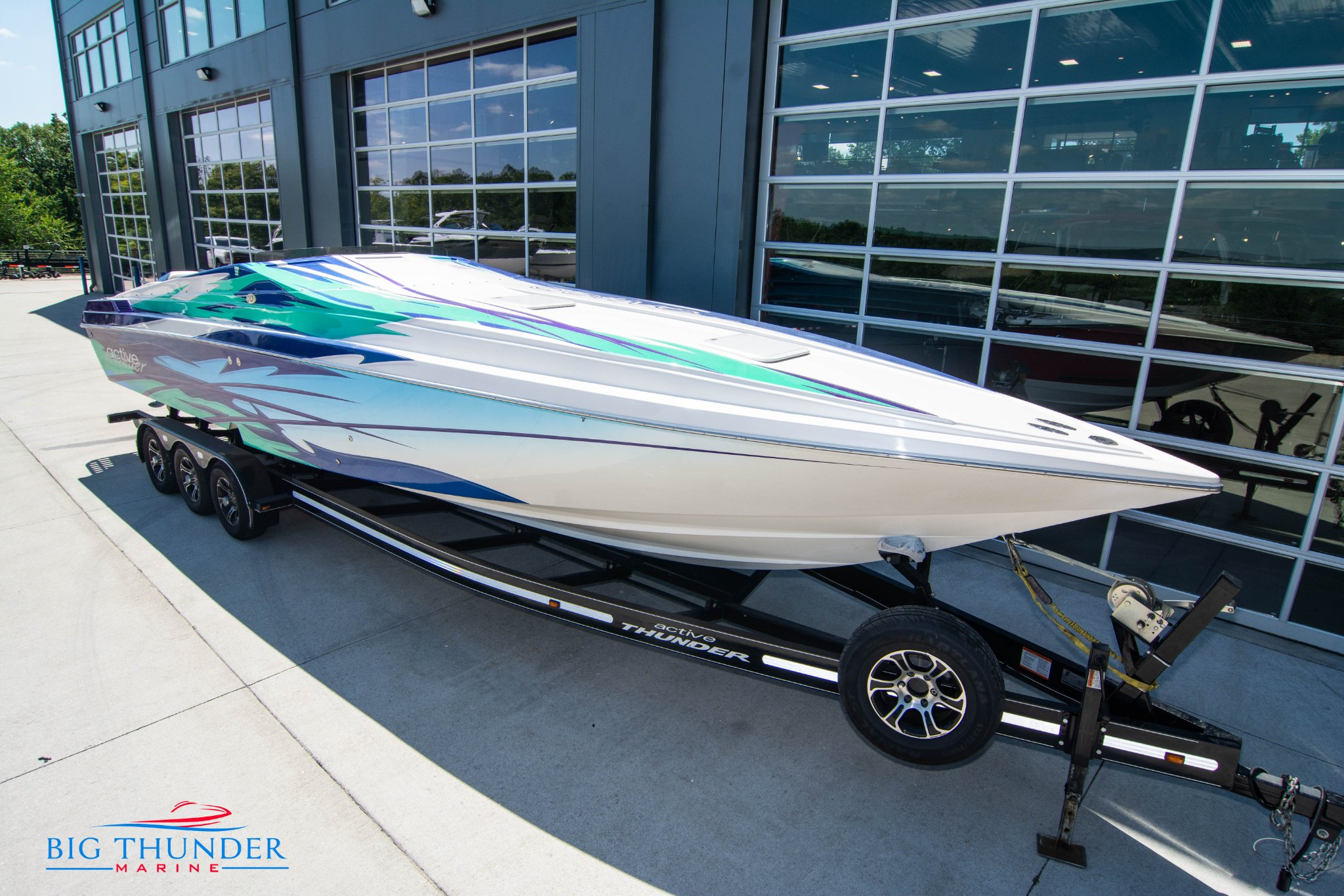 2007 Active Thunder 33 Evolution Twin Mercury Racing 525 EFI's - Boats ...
