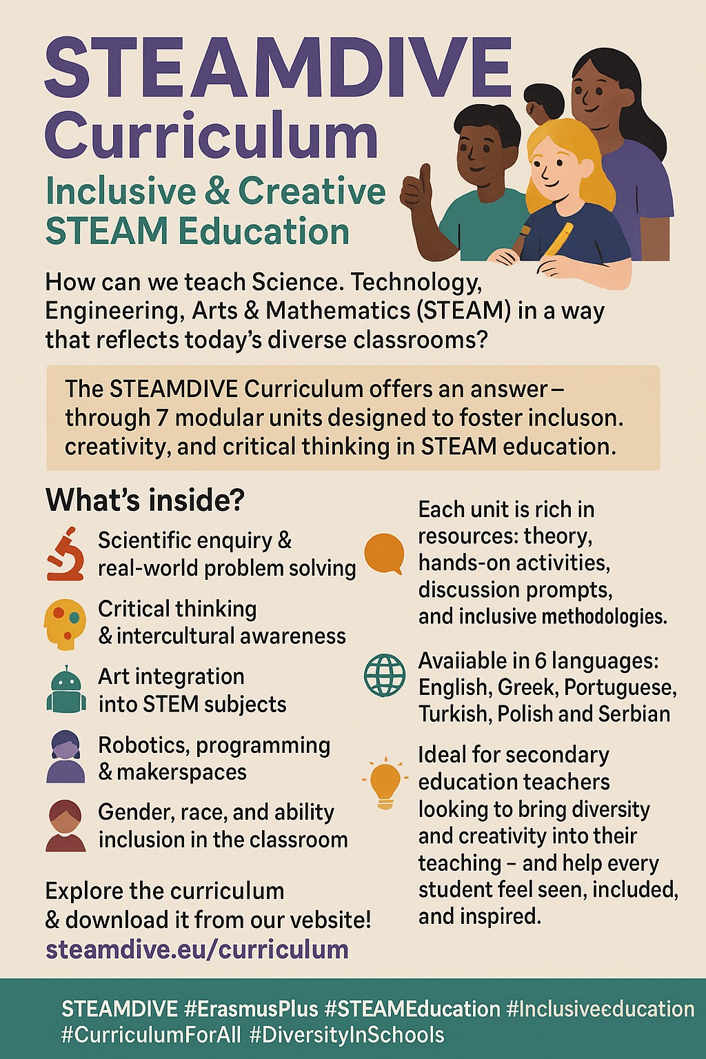 STEAMDIVE-Diversity - STEAMDIVE Curriculum: Inclusive & Creative STEAM ...