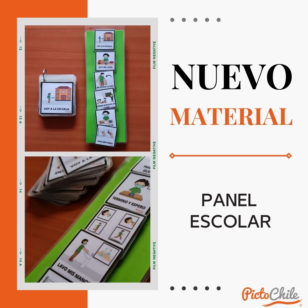 PictoChile - 👉ALERTA DE NUEVO MATERIAL: PANEL ESCOLAR Con... | Facebook