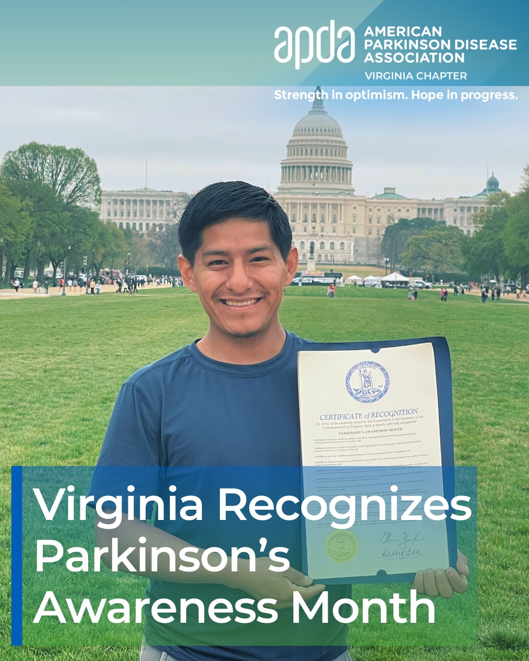 APDA - 🚨 BREAKING NEWS: VIRGINIA RECOGNIZES PARKINSON'S AWARENESS MONTH ...
