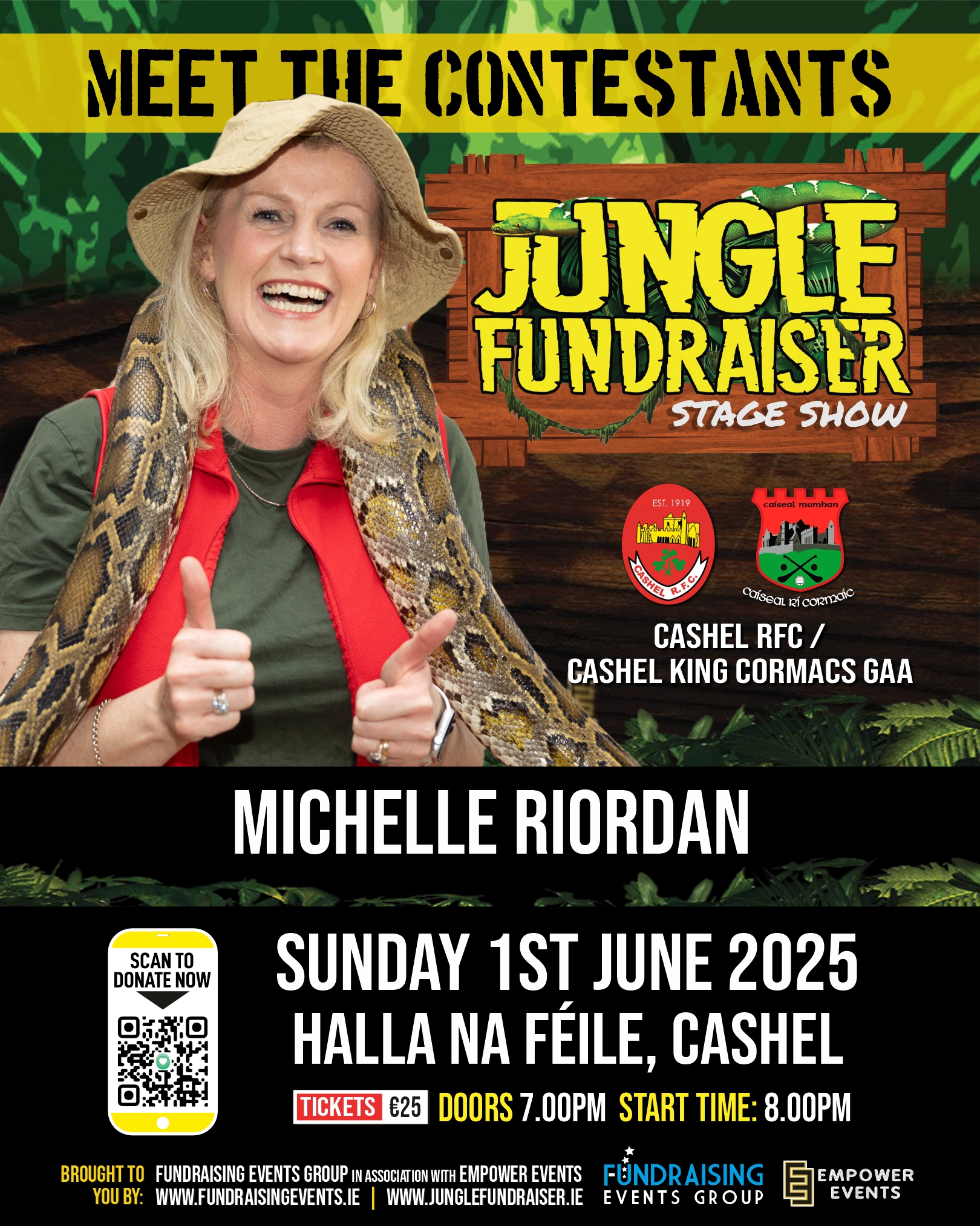 Jungle - *** 𝗠𝗘𝗘𝗧 𝗧𝗛𝗘 𝗖𝗢𝗡𝗧𝗘𝗦𝗧𝗔𝗡𝗧𝗦 *** Jungle Fundraiser Cashel King ...