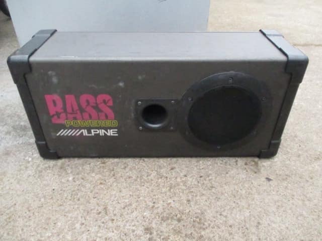 ORIGINAL Alpine SBR-229A SUBWOOFER BUILT-IN AMPLIFIER (FOR SALE
