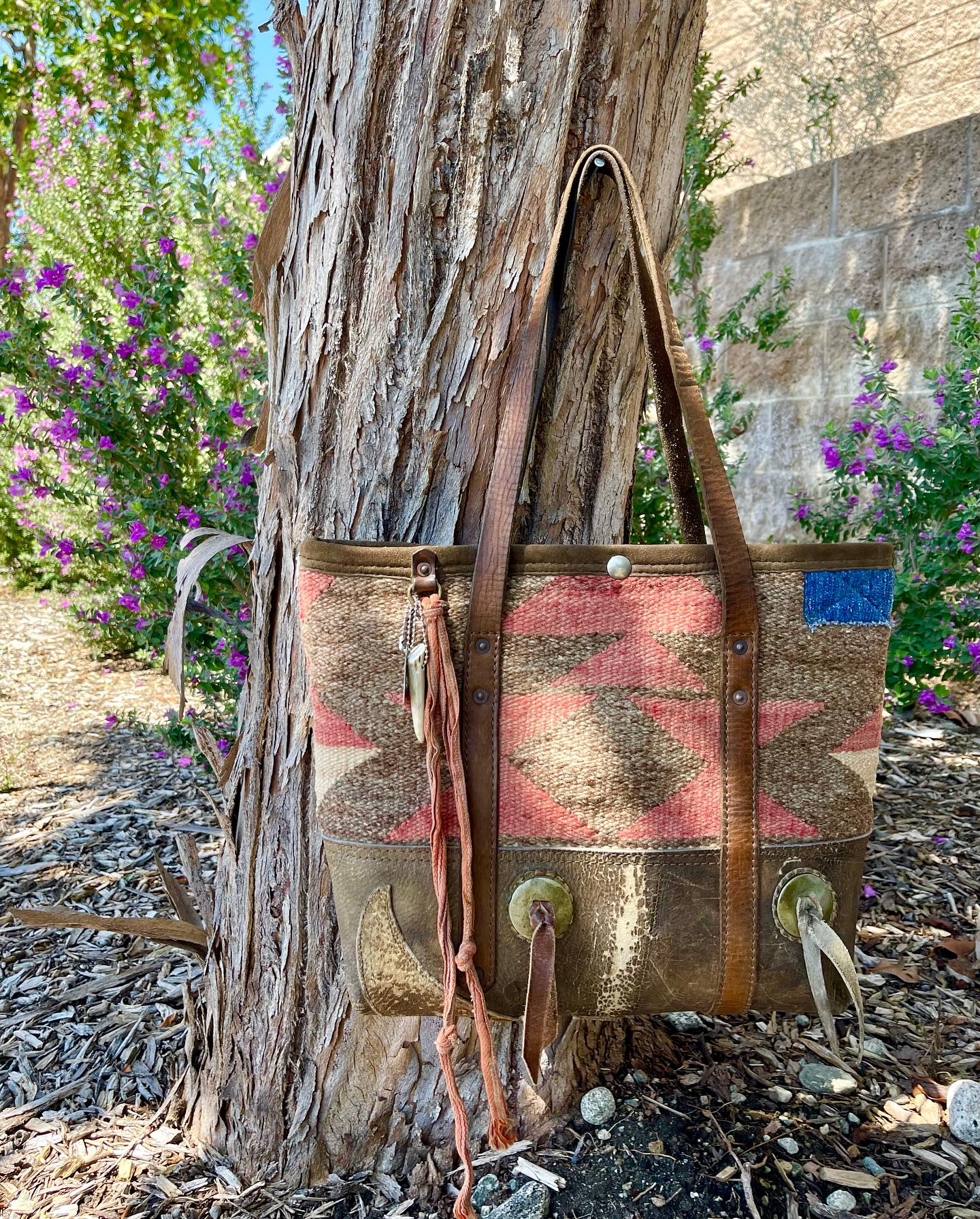 Augur bags j.augur design J AUGUR DESIGN ジュディーオウガー NAVAJO ラグ ショルダーバッグ