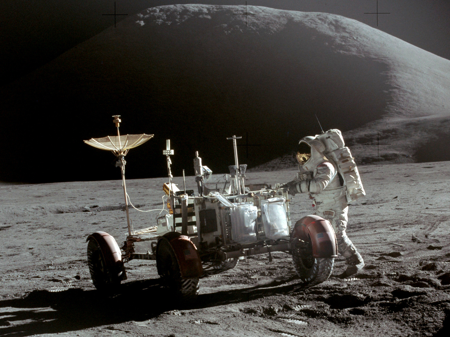 July 31 - on this day in 1971, Lunar Module Pilot James Irwin in