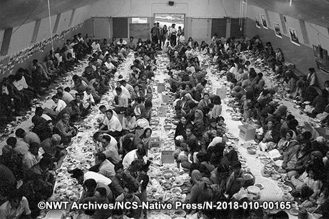 Prince - #NWTArchives - Community feast in Fort Rae (Behchokǫ). Over ...