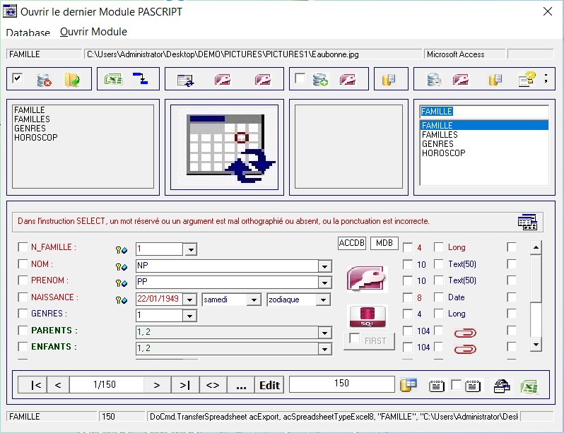 Pascript.exe x-database x-multibases